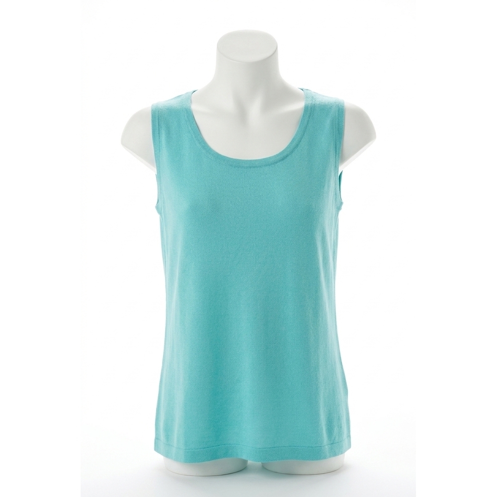 NEW ANGEL bra-friendly tank in aqua